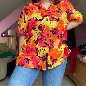 floral hawaiian shirt